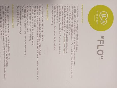 Elektricka hojdacka Kinderkraft FLO - 5