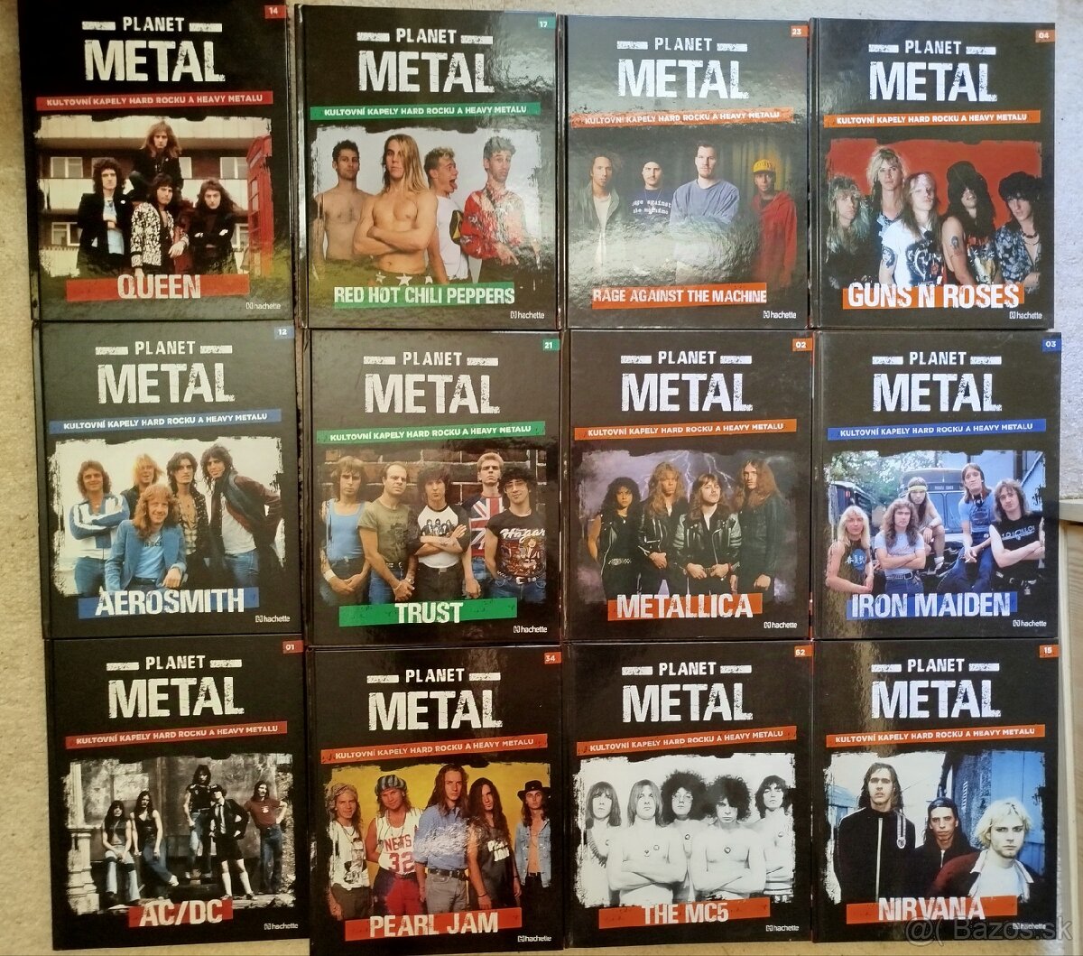 Metallica,Megadeth,Judas Priest,Bon Jovi,Iron Maiden,Dio - 5