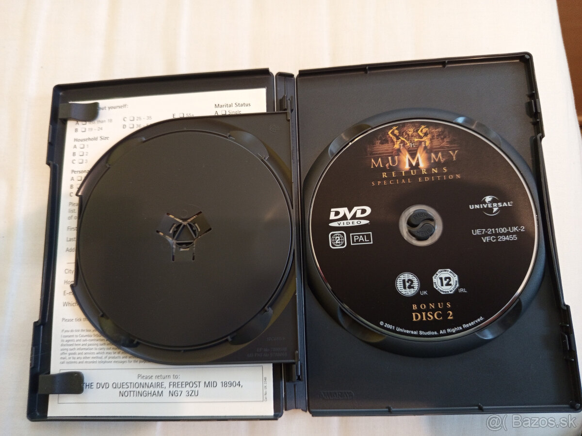 predám DVD The Mummy - Returns - 5
