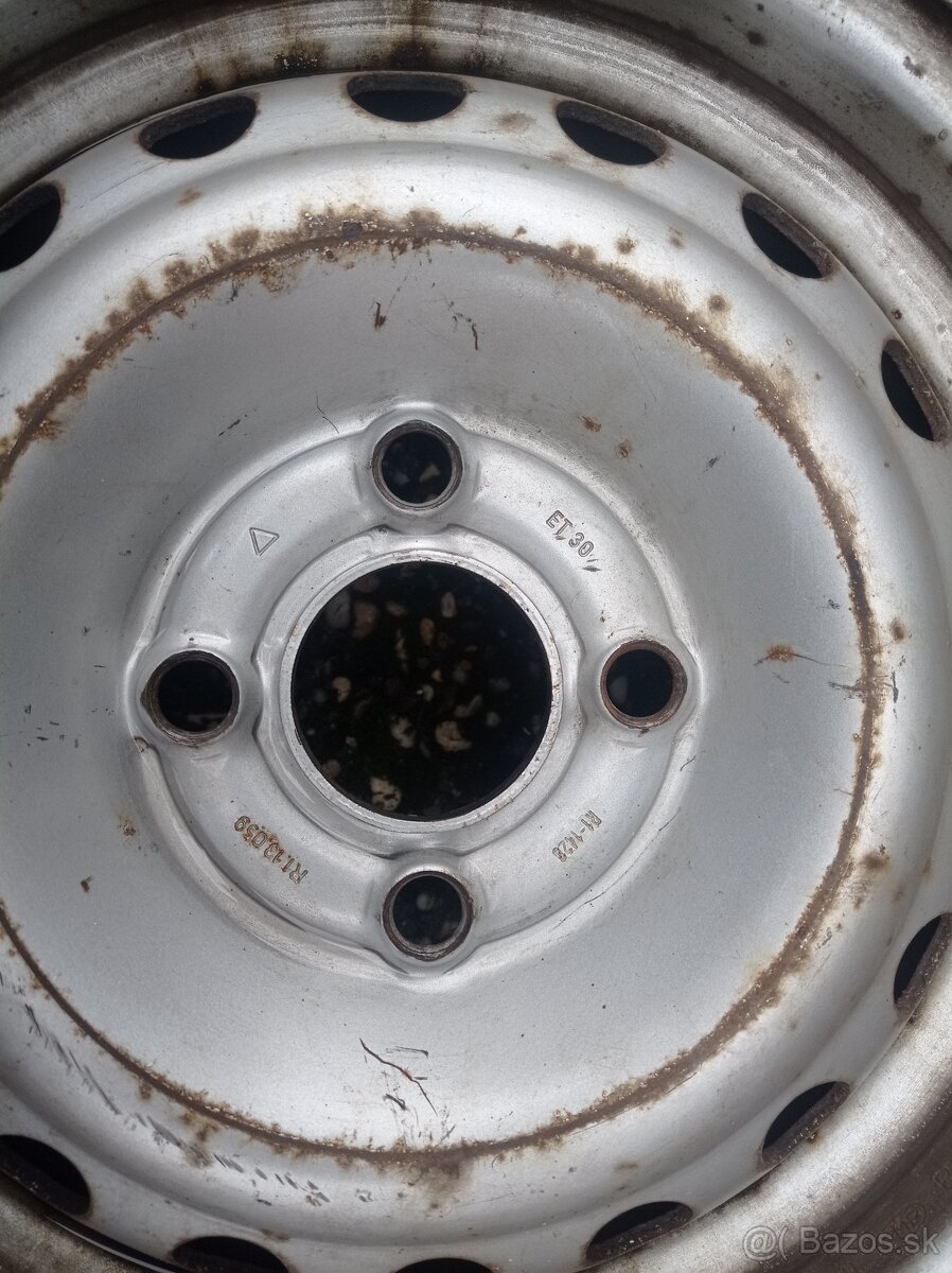 Plechové disky 4x100r13 - 5