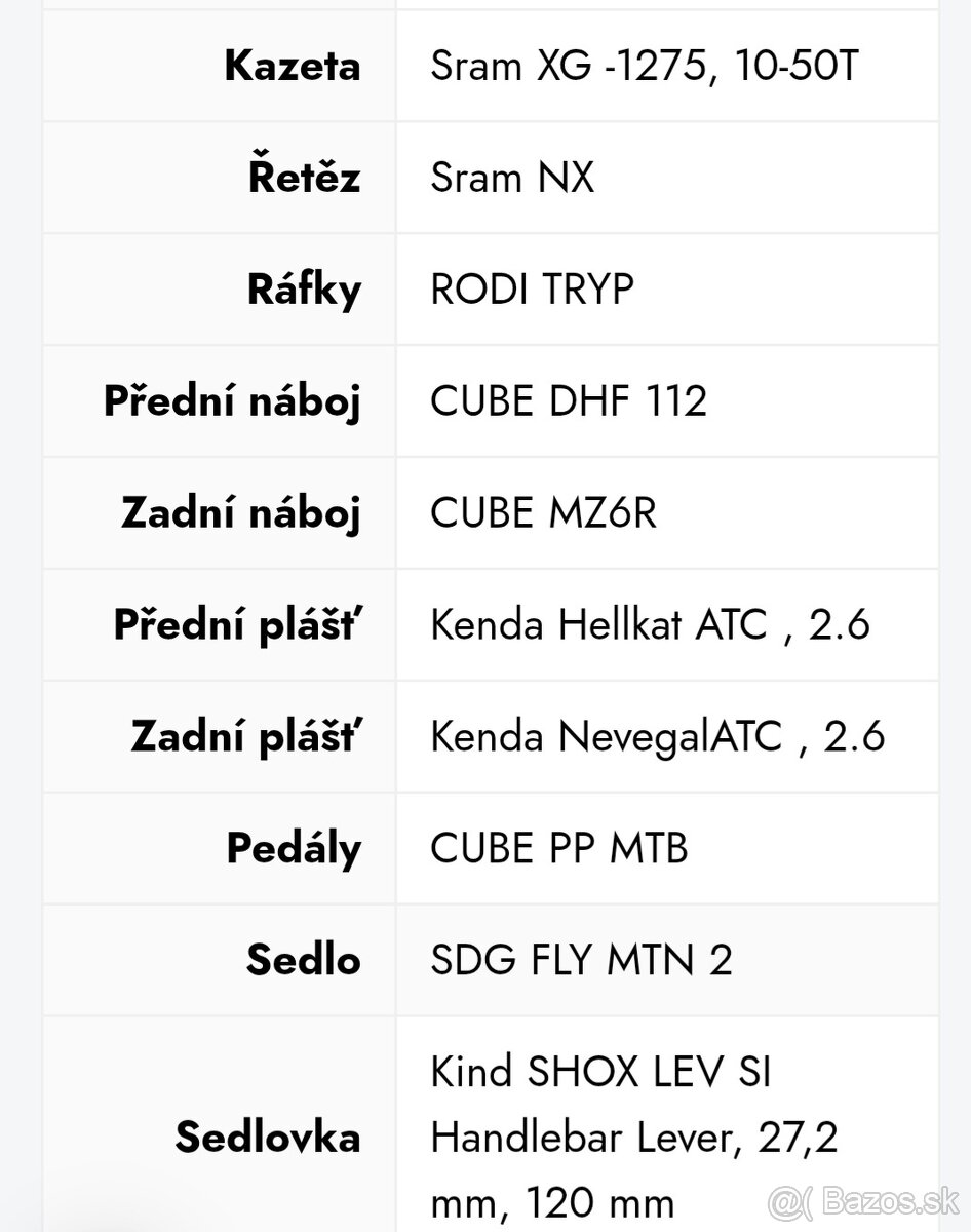 Predám bicykel cube reaction - 5