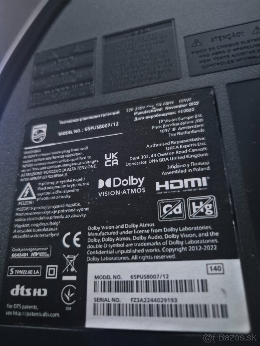 Philips televízor 4K Ultra HD 166cm - 5