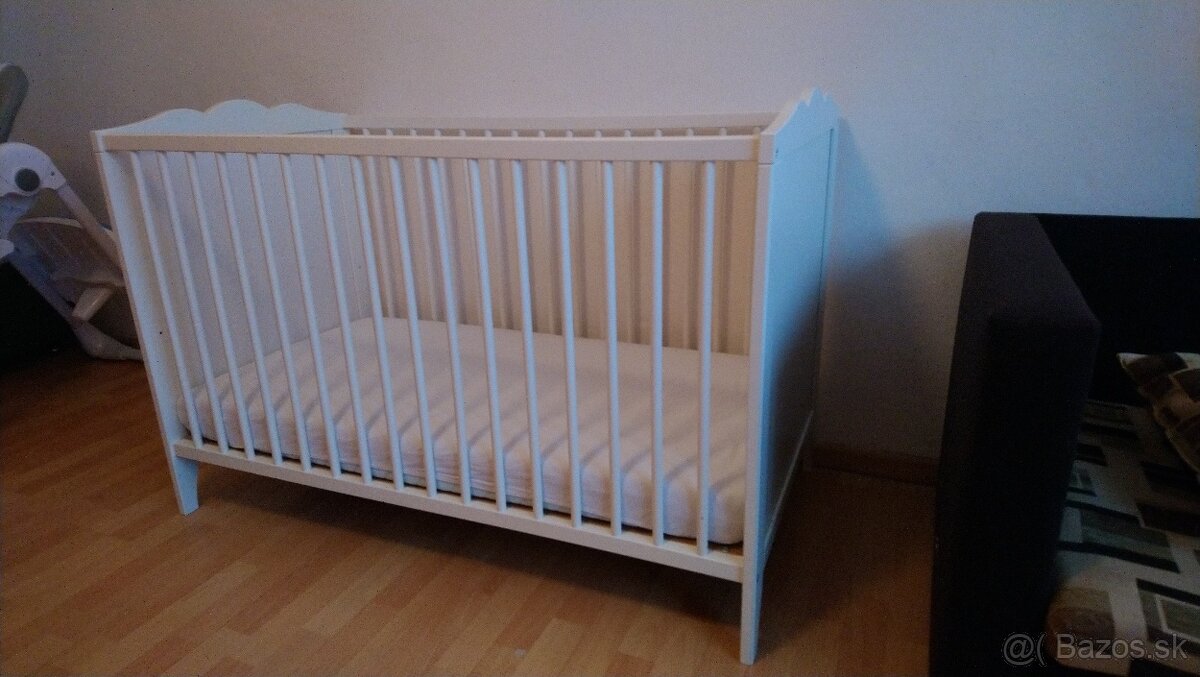 Biela postielka pre babatko ikea - 5