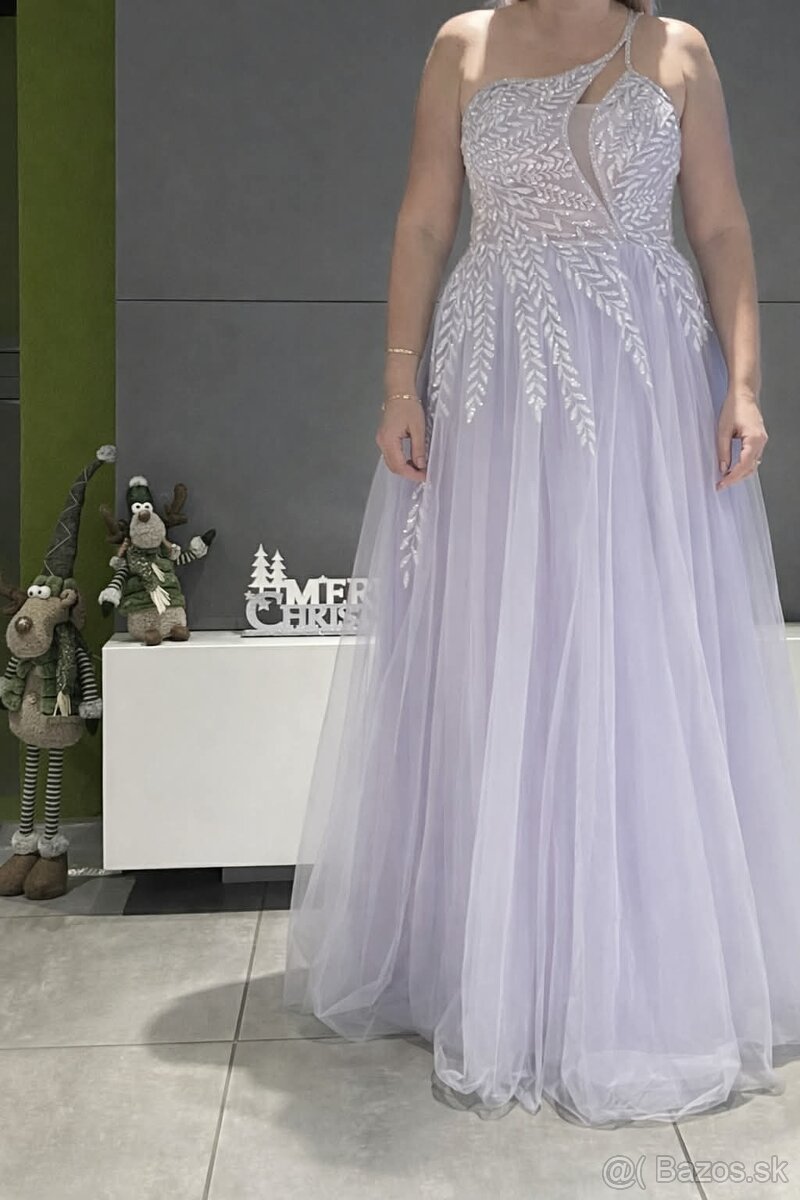 Plesové šaty, veľkosť M/ L - 5