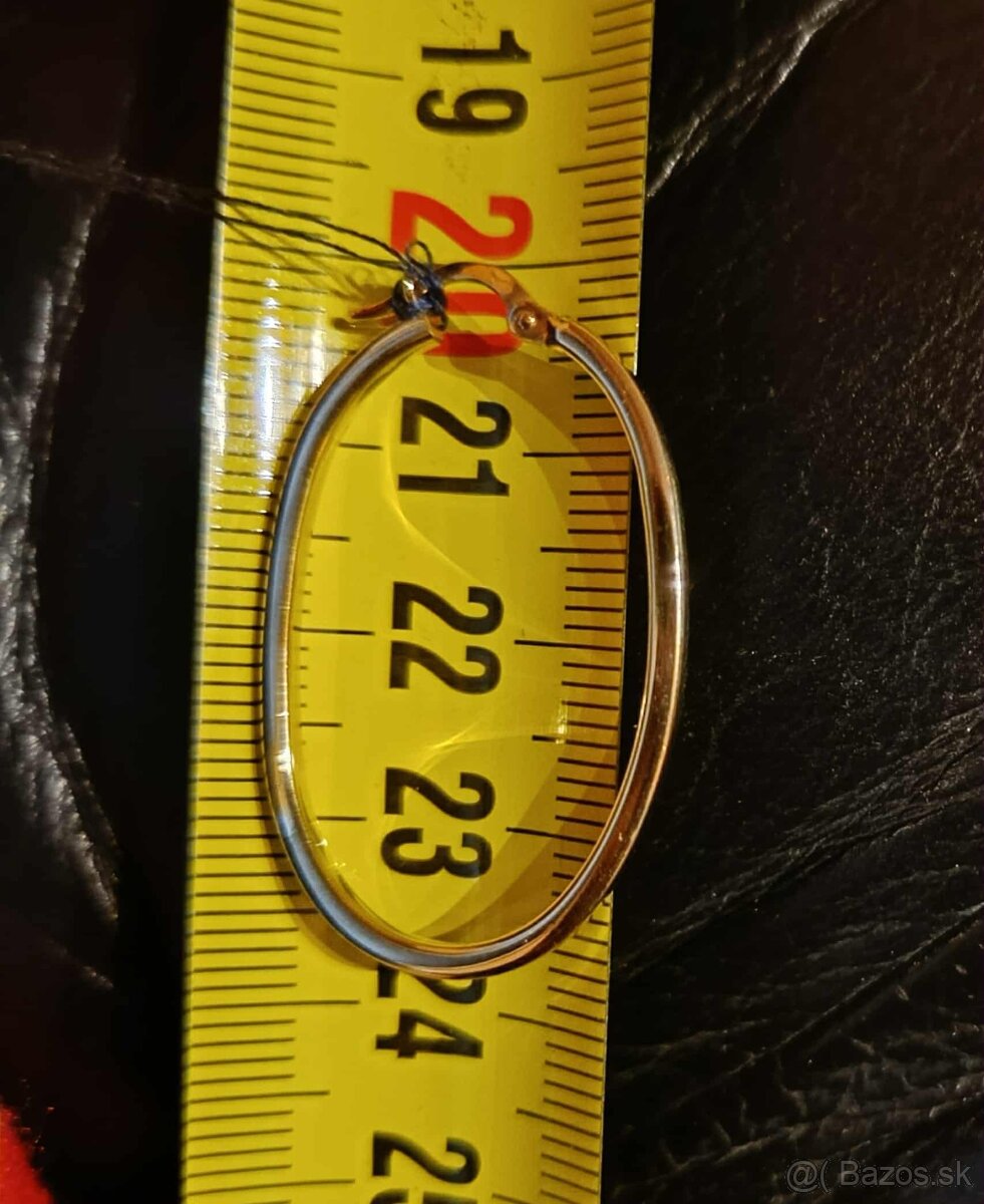 Zlate náušnice kruhy 585 - 5