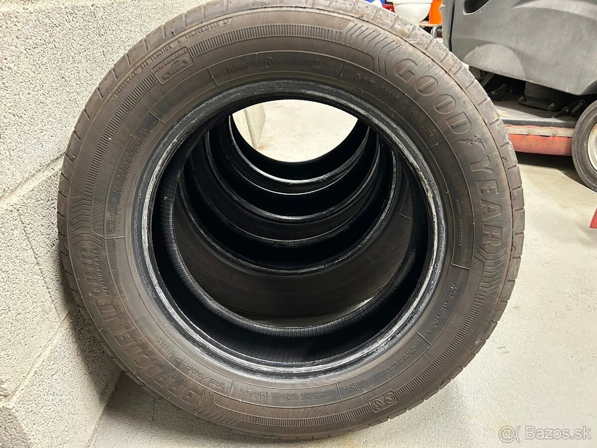Predám 4 ks letných pneu Goodyear EfficientGrip - 5