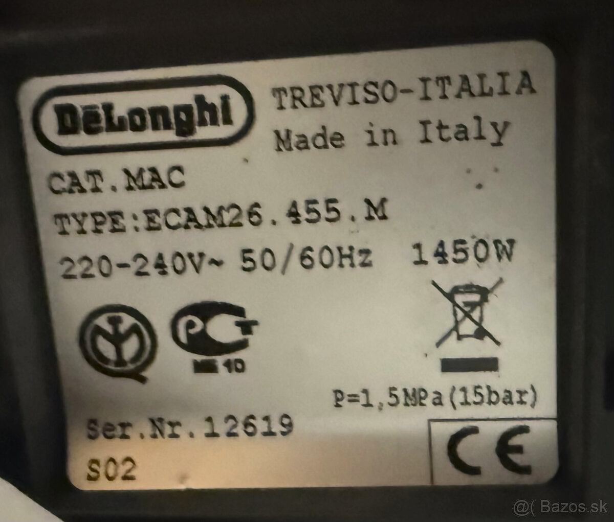 Delonghi Primadonna S Deluxe (ECAM26.455.M) - 5