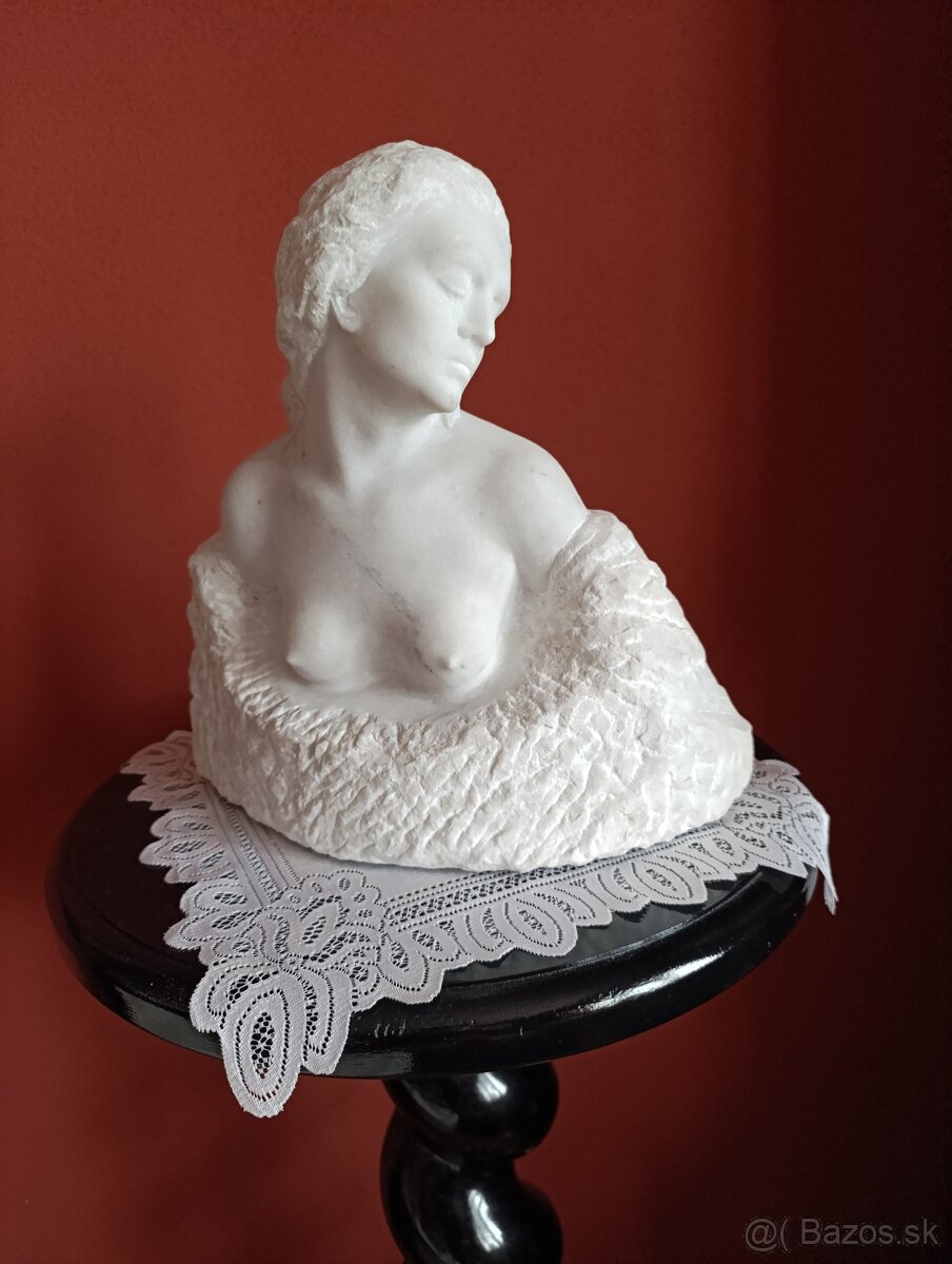 mramorová busta Július Bartfay - 5