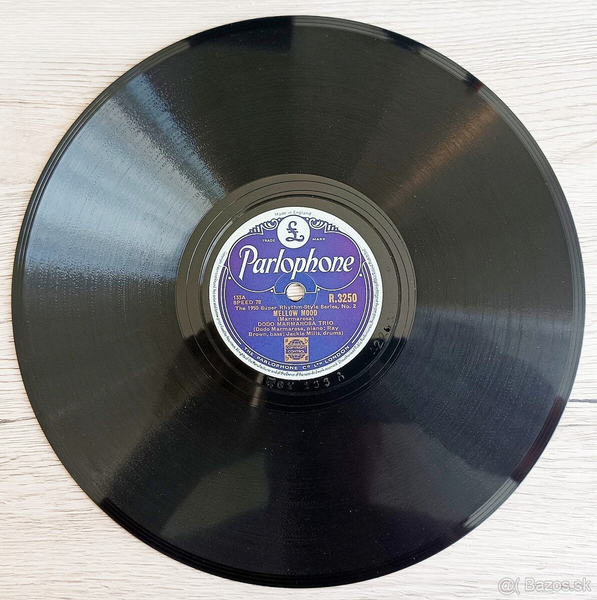 Starožitné šelakové gramodesky americký jazz, swing - 5