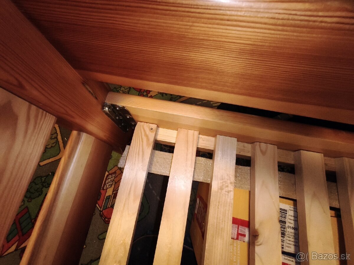 Detská posteľ z masívu + matrac - 5