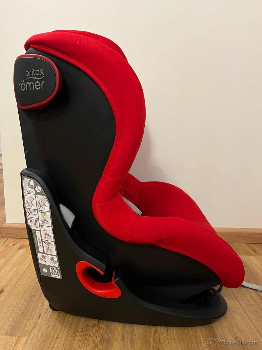 Autosedačka BRITAX RÖMER King II Black/FireRed - 5