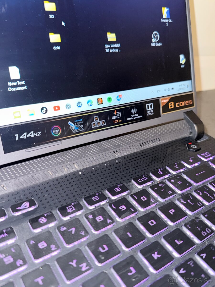 Asus laptop RTX 3060 - 5