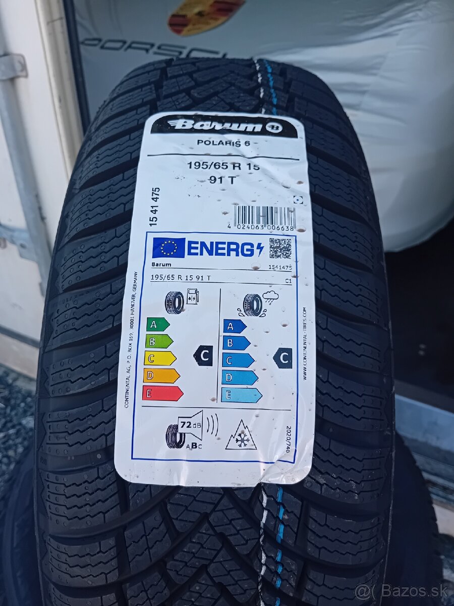 Nové zimné pneu 195/65R15 91T Barum 2025 - 5