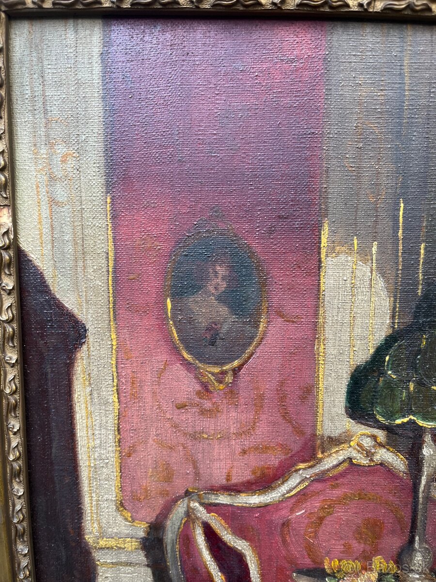 Starožitný obraz Klammer Mariska - 5