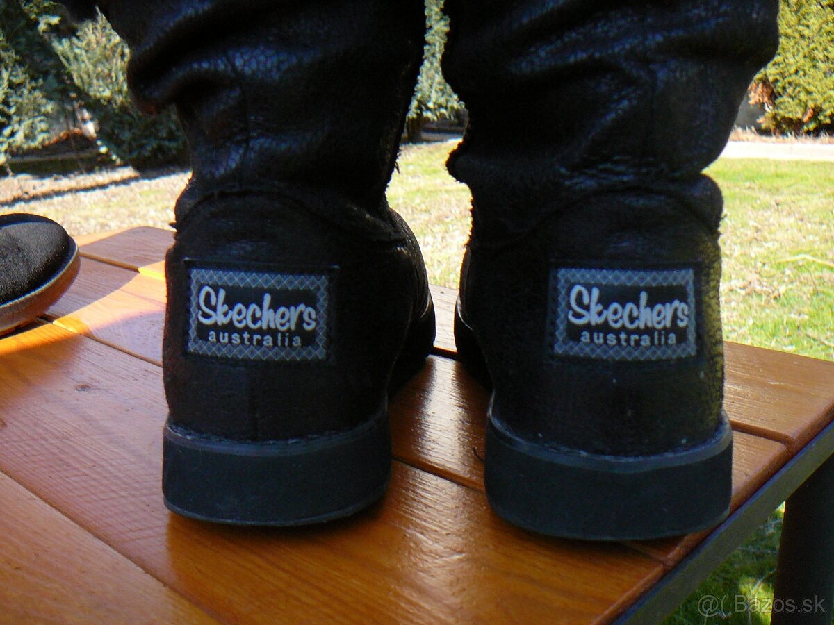 Dámske / dievčenské zimné kapce zn. Skechers veľ. 35 - 5