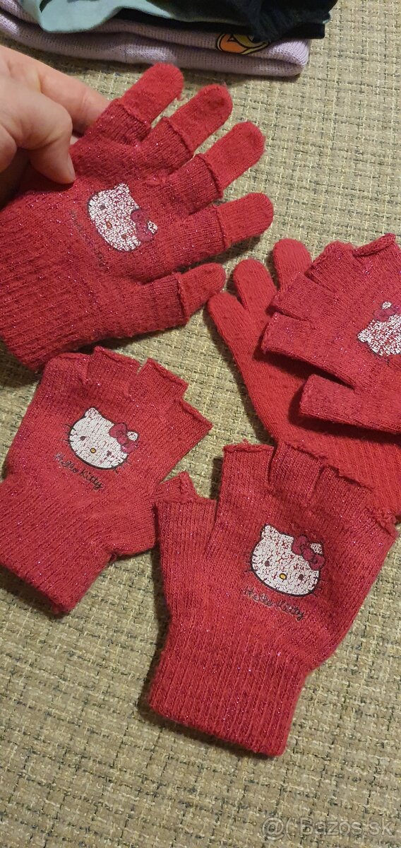 Ciapky+rukavice, vel. 3-6rok. - 5