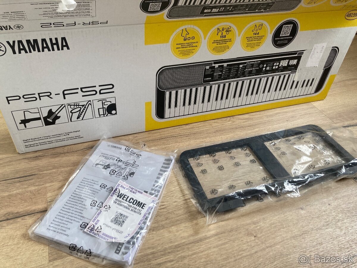 Yamaha PSR-F52 Keyboard bez dynamiky - 5