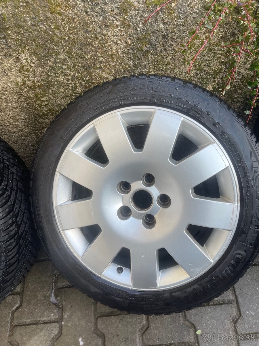 Predám disky 5x112 Škoda Superb I + celoročne  (7mm dezén) - 5