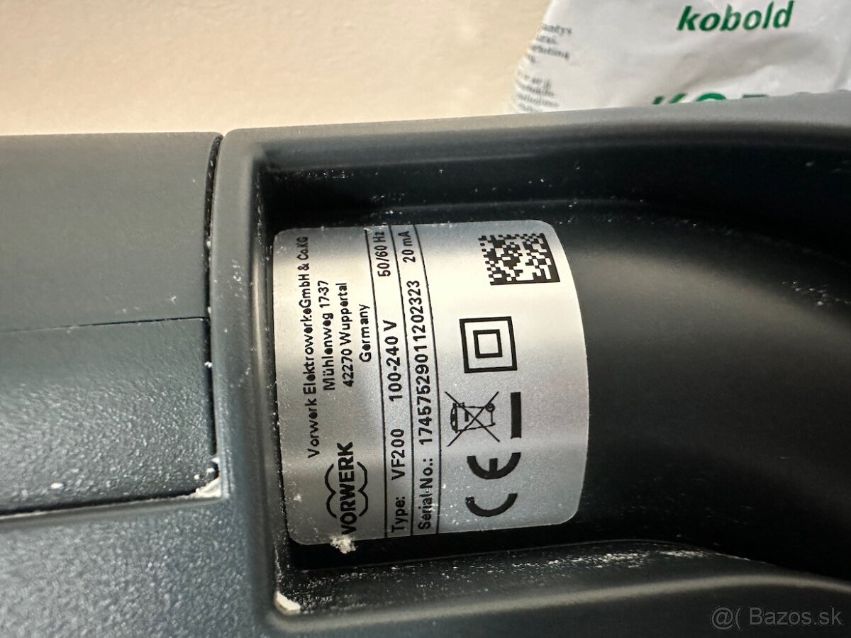 Tepovacia hlavica VF200 Vorwerk Kobolt - 5