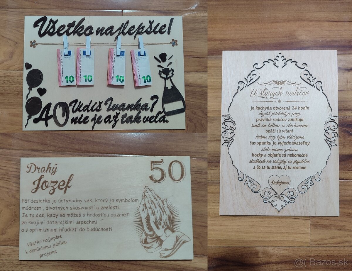 Gravírovanie a zhotovenie drevených darčekových predmetov - 5