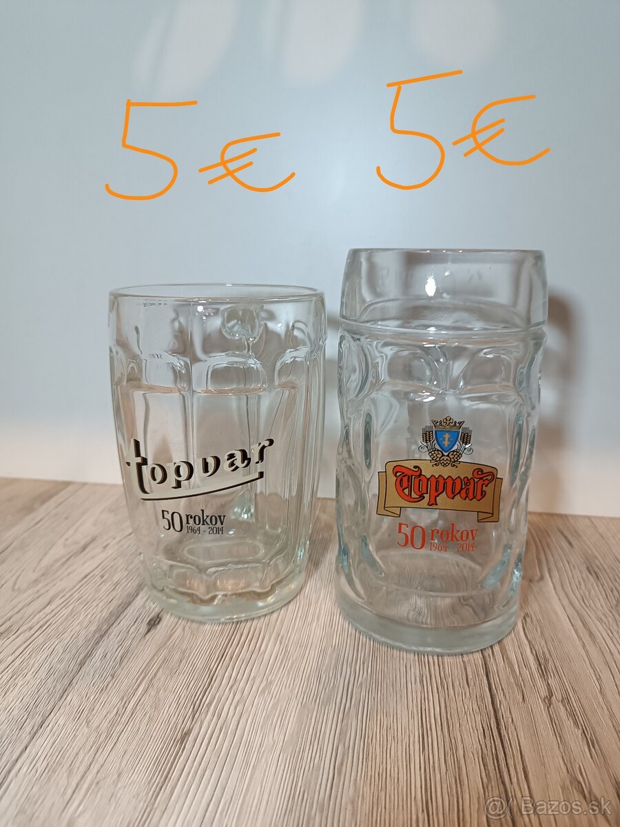 Slovenské pivové poháre 2 - 5