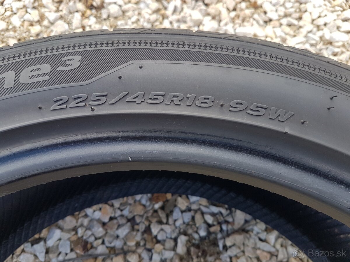 225/45 r18 letné pneumatiky 2ks Hankook DOT2019 - 5
