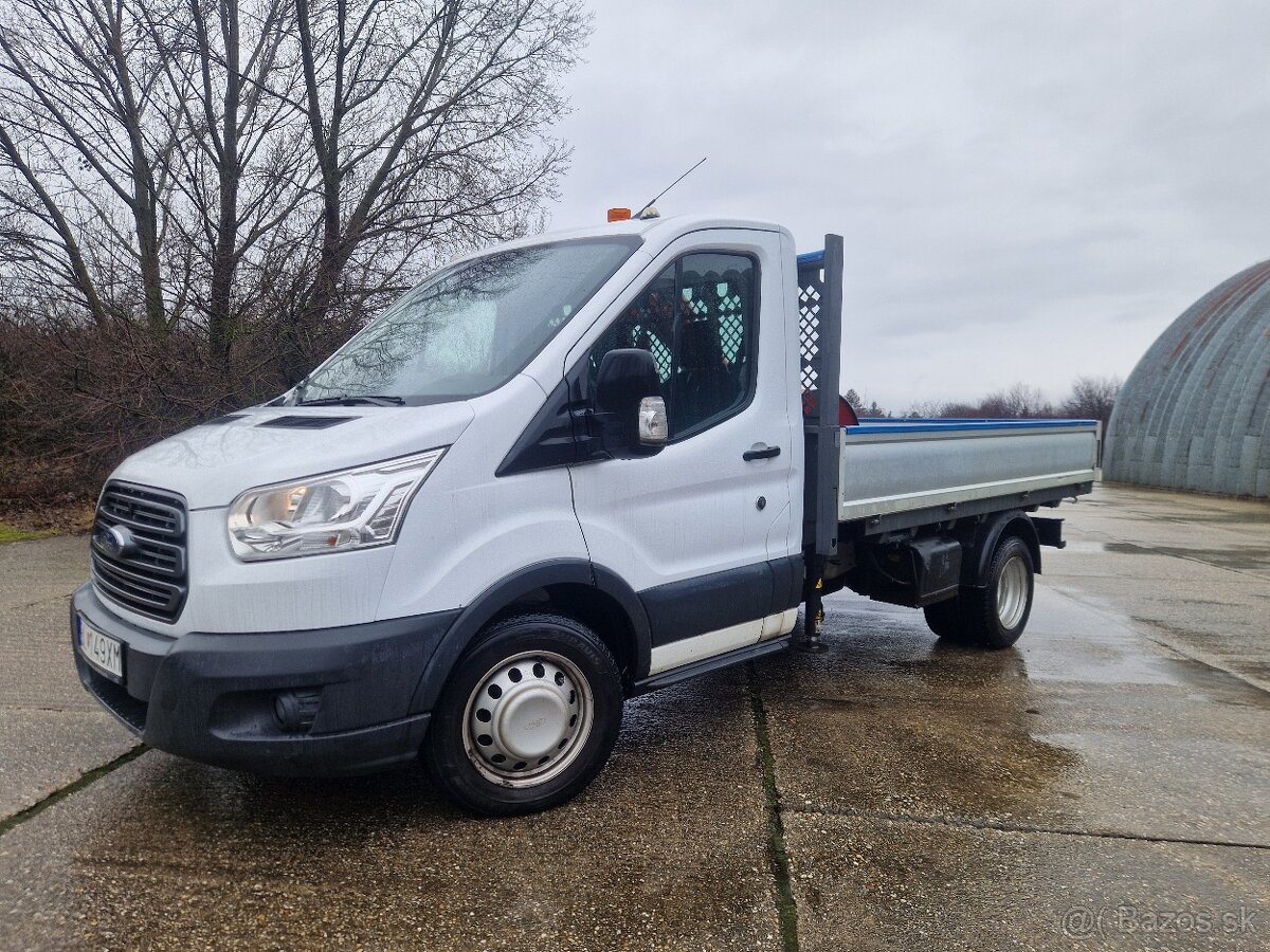 Ford transit valník s hydraulickým žeriavom - 5