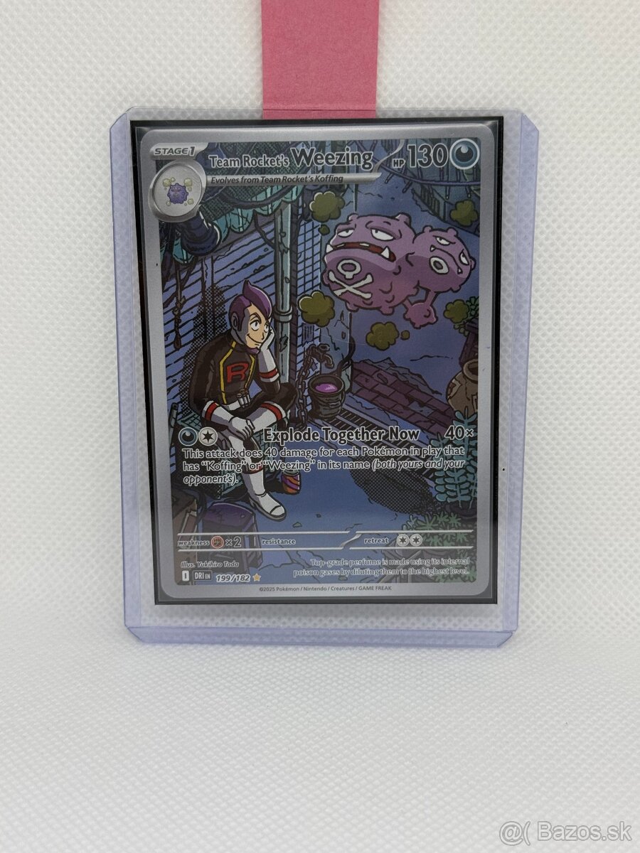 Pokémon karta Team Rocket’s Weezing 199/182 – NMINT – ORIG - 5