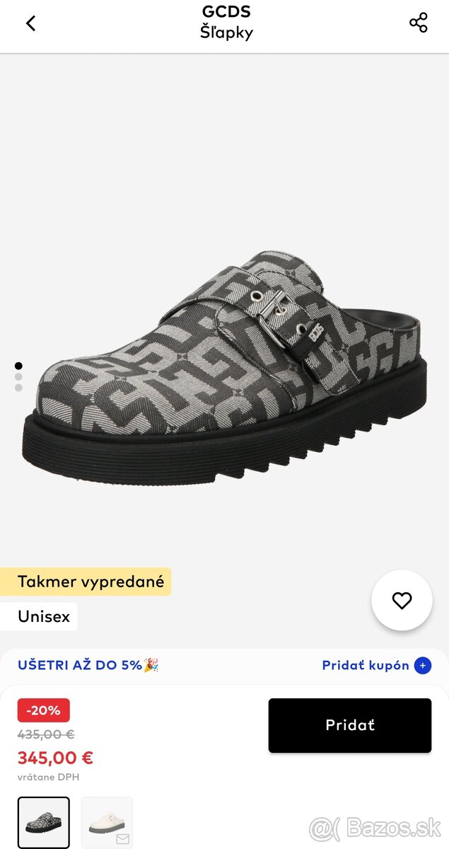Predám unisex šľapky GCDS - 5
