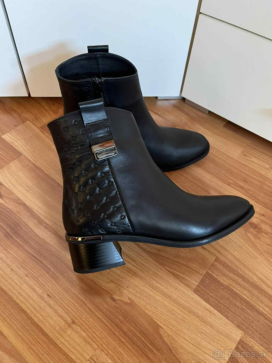 ETIMEĒ dámske kožené čižmy - 5