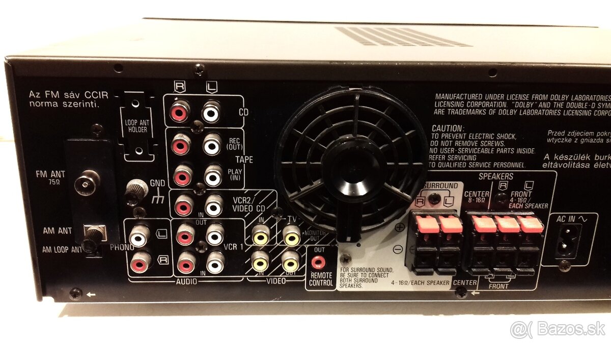 5.1 zvuk =220W video Receiver TECHNICS SA-GX390, JAPAN, AR31 - 5