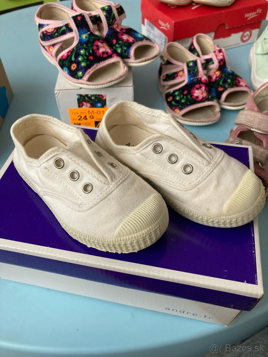 Dievčenské topánky č. 24 - 5