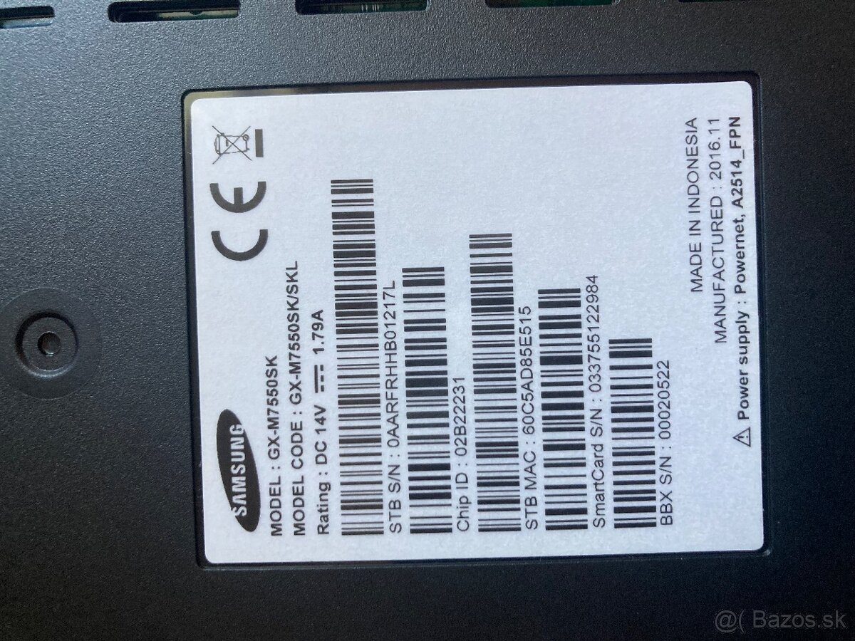 satelitný prijímač Samsung EVO‑S GX‑M7550SK/SKL (Skylink) - 5