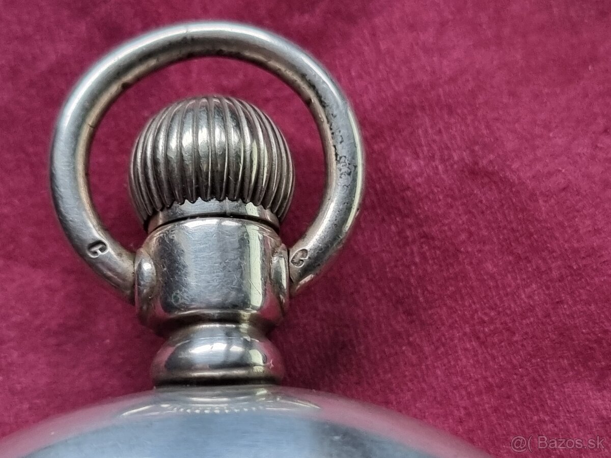 Veľké vreckové hodinky,Waltham. - 5