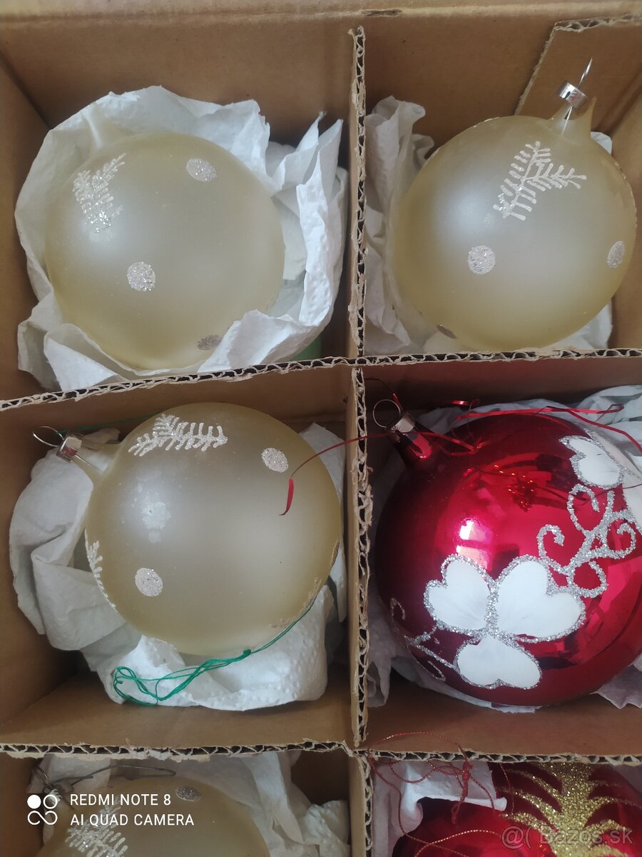 Staré vianočné gule 40 eur - 5