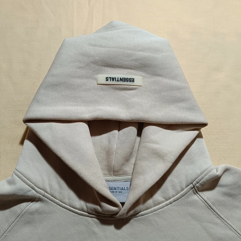Essentials Fear of God baggy béžová mikina s kapucňou XL - 5