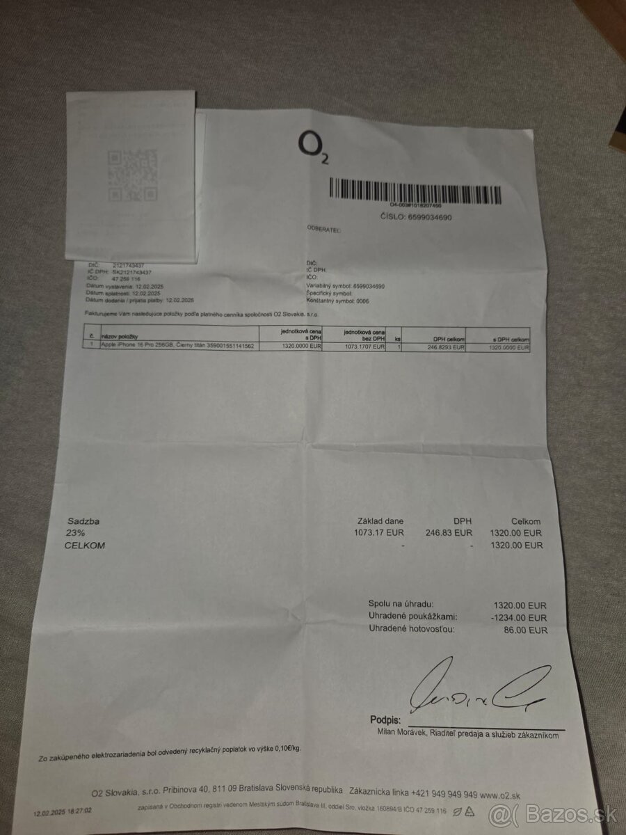 iPhone 16 Pro,Black Titanium,256GB,top stav,zaruka 13mes. - 5