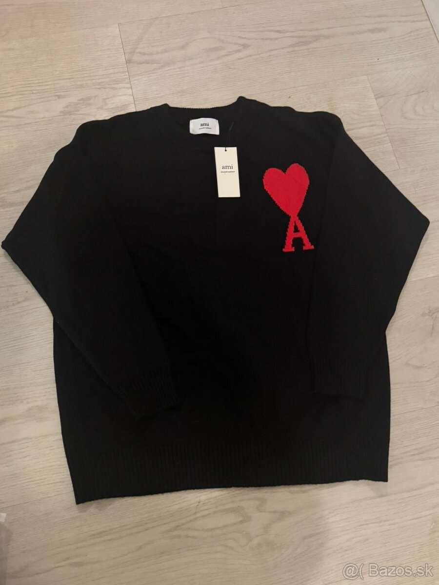 Ami Paris Čierna Mikina - 5