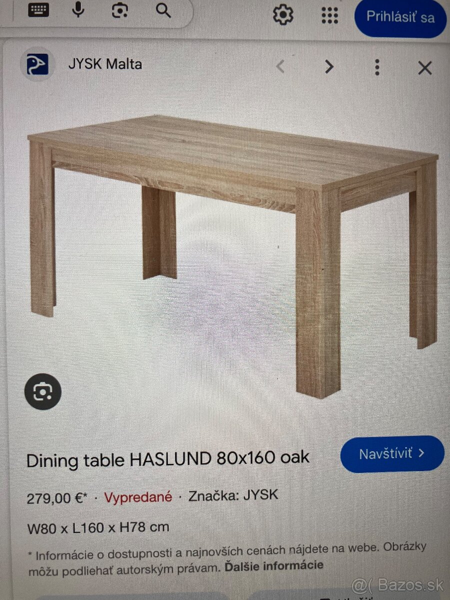 kuchynska stol 160x80 buk - 5