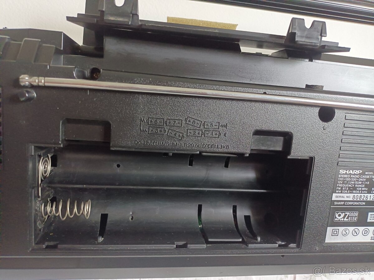 Sharp WQ 354 radiomagnetofon retro kazeťák - 5