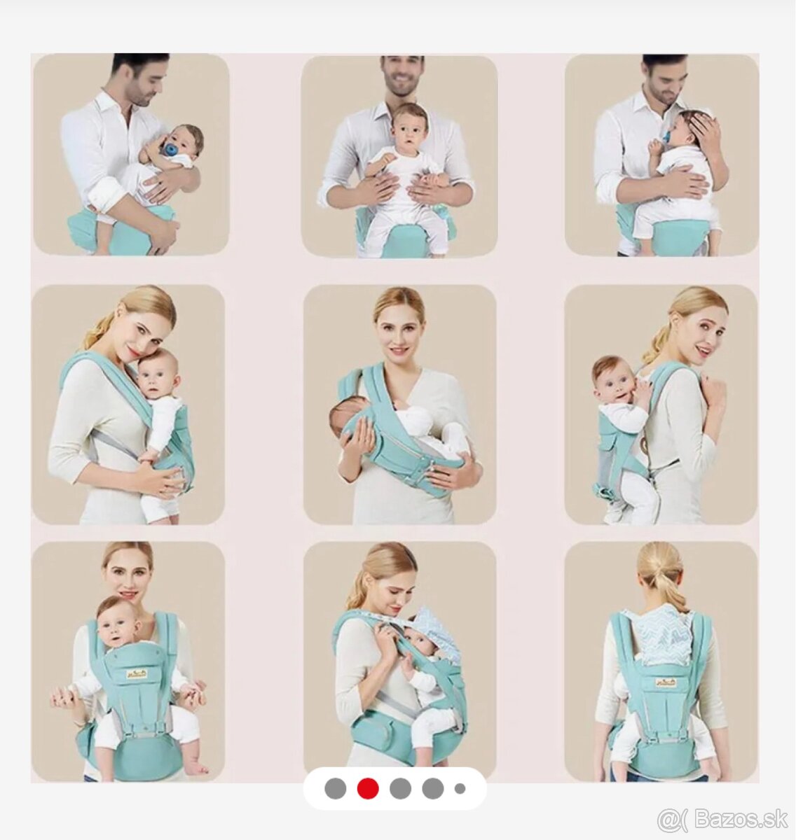 Nosic s bedrovym sedadlom - 5