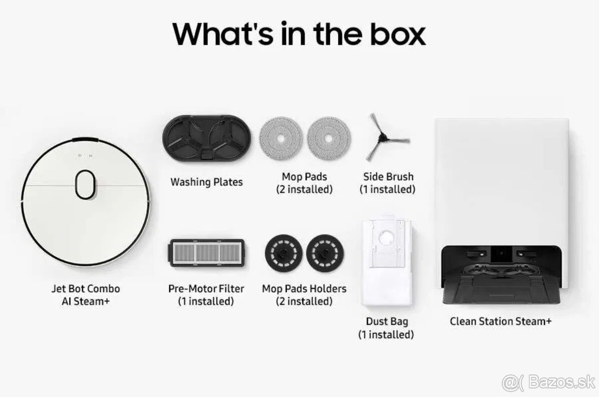 NOVÝ, nepoužitý Samsung Bespoke Jet Bot Combo+ - 5