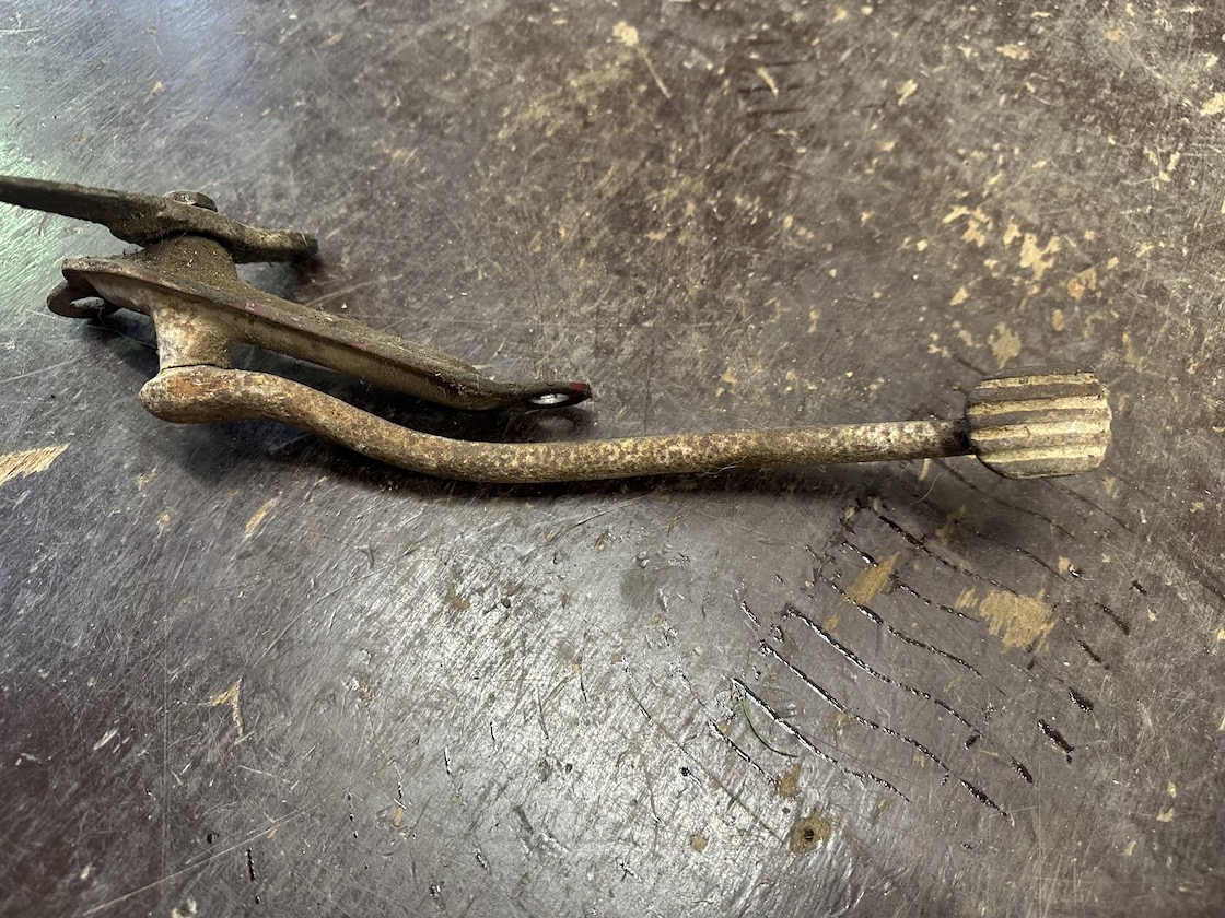 Predám brzdová páka s držiakom JAWA 250/559 panelka - 5