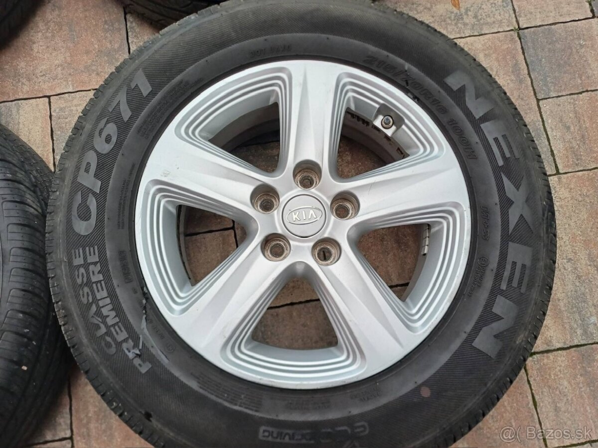 Orig.hliníkové disky Kia/Hyundai R16, 5x114,3 - 5