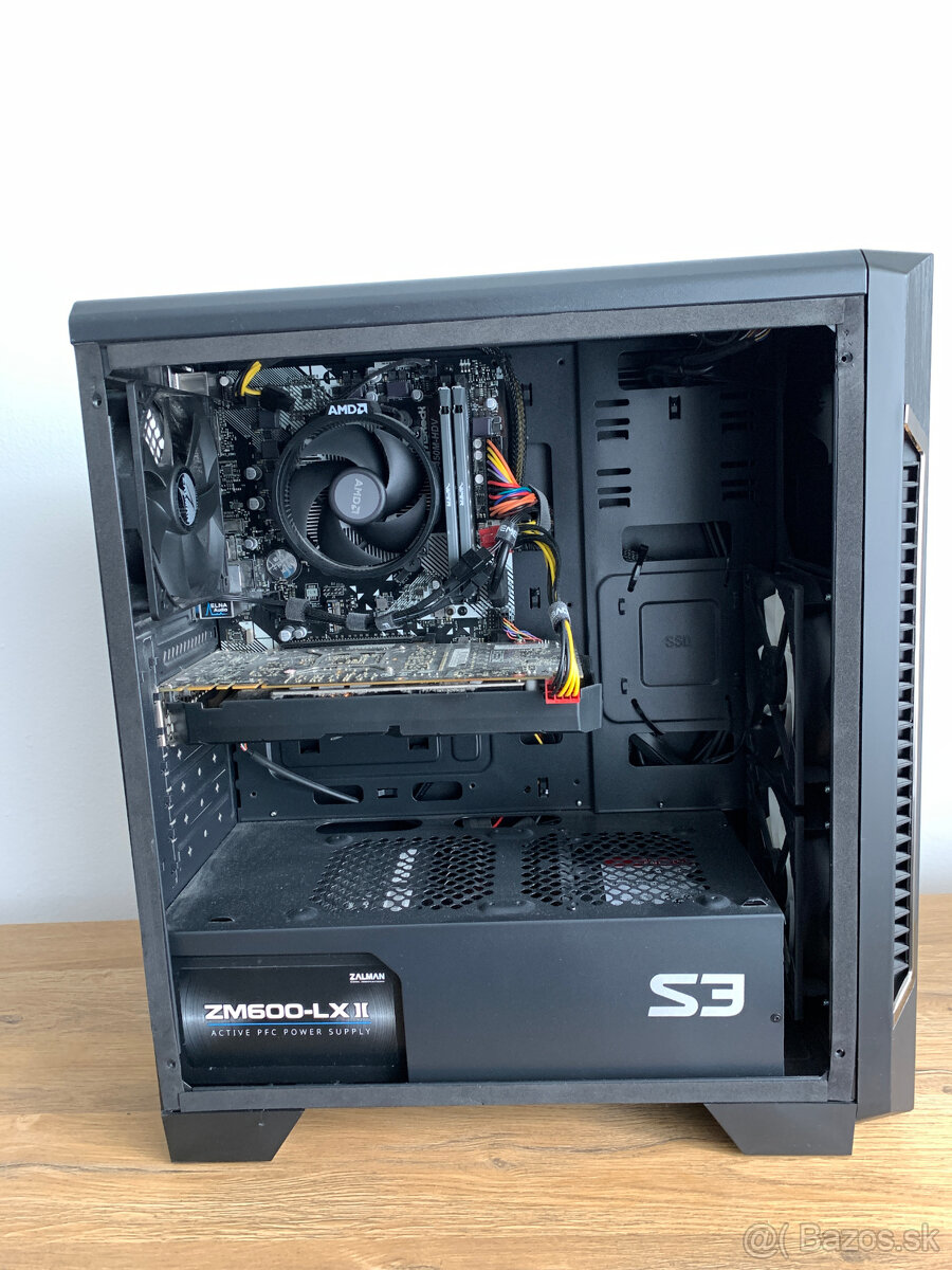 Herný počítač AMD Ryzen 5 2600 + GeForce GTX 1070 - 5