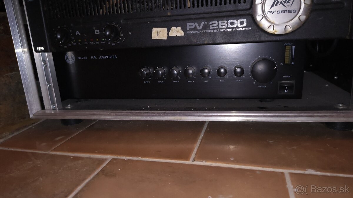 Predám zosilňovače a RACK - 5