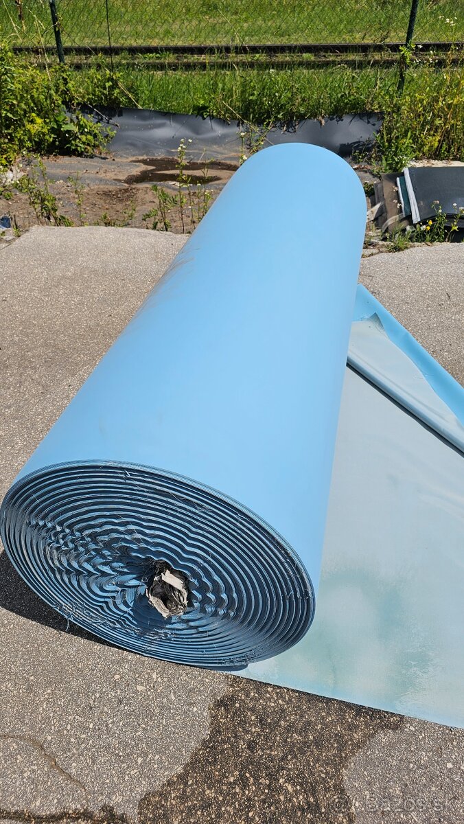 Plachta modrá - jazierková fólia - 180cm - 5