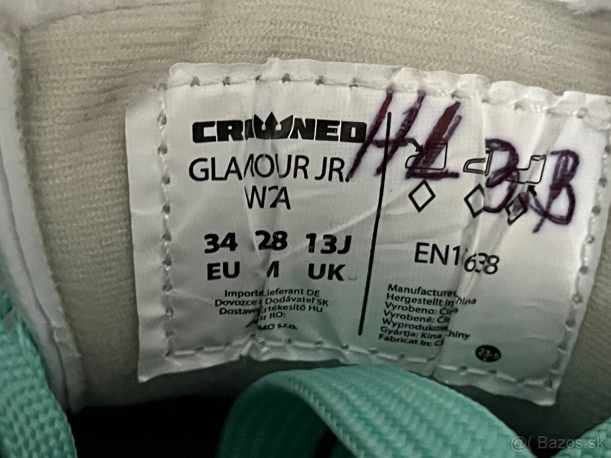 Detske korcule Crowned Glamour vel 34 - 5