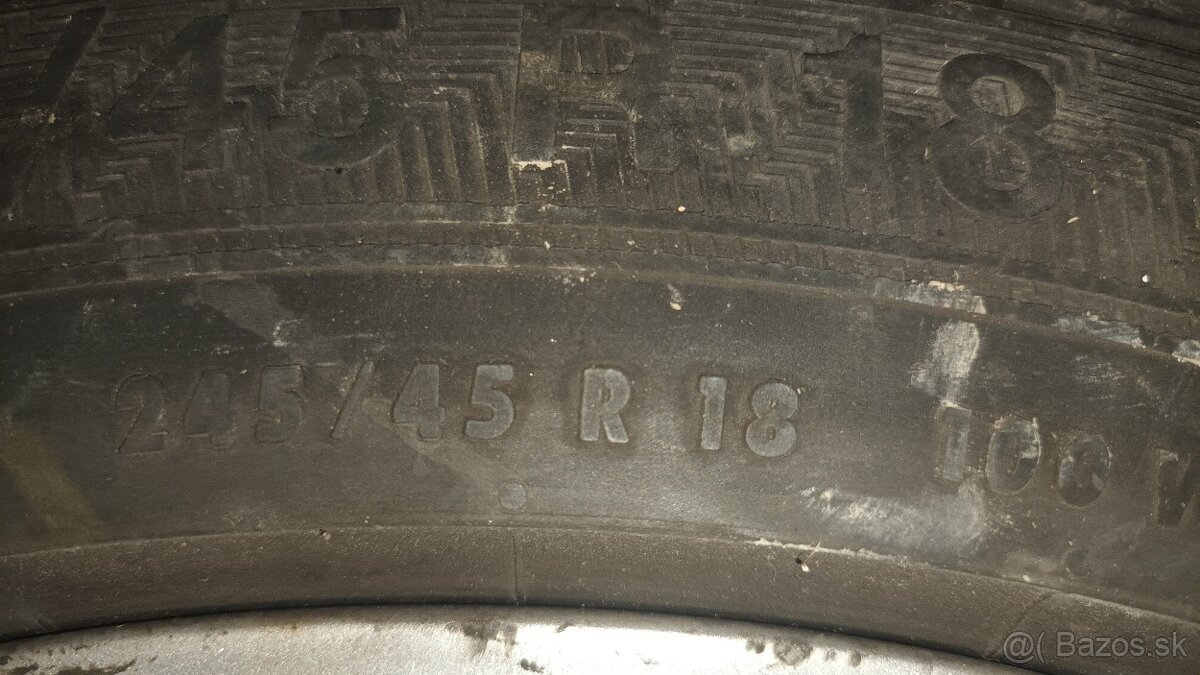 Elektrony R18 5x120 + zimne gumy 245/45/R18 XL - 5