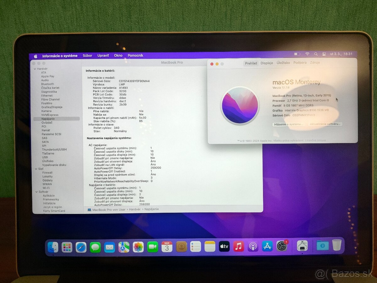 Apple MacBook Pro 2015 – i5 / 8GB / 256GB - 5